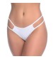 Tanga Sexy Biju Fio Dental com Strappy e Strass