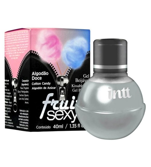 Gel Beijável Sabor Algodão Doce Fruit Sexy