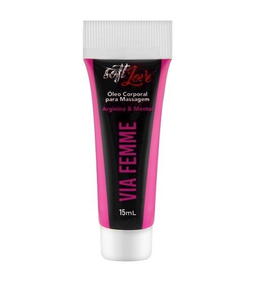 Viafemme Excitante Feminino Bisnaga 15ml Soft Love