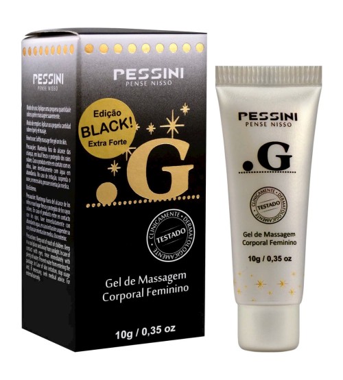 Ponto G Black Sensibilizante Feminino Extra Forte 10g Pessini