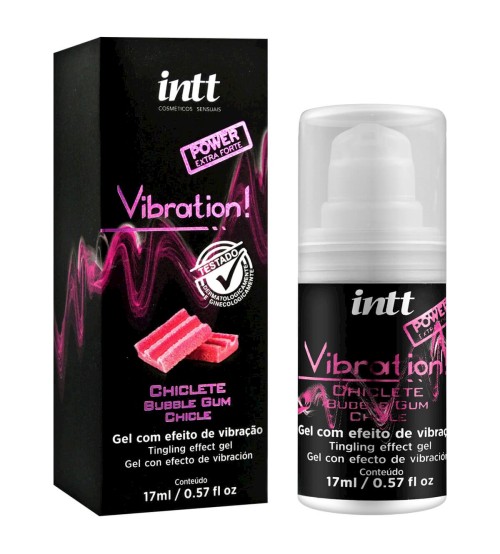 Gel Excitante Vibration sabor Chiclete Intt