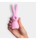 Estimulador de Clitóris Recarregável Magic Rabbit 3 em 1 - Rosa