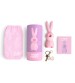 Estimulador de Clitóris Recarregável Magic Rabbit 3 em 1 - Rosa