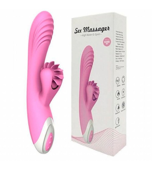 Vibrador Rotativo duplo massageador Aidan